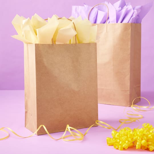 24 Pack: Large Kraft Paper Gift Bag by Celebrate It™